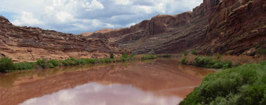 Colorado River from pedestrian bridge